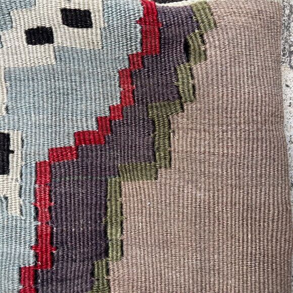 Handmade Rug Jute Kilim Pillow Case 15x15" Vintage Throw Cushion Cover Decor - Picture 5 of 9